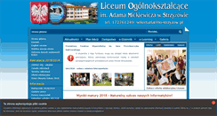 Desktop Screenshot of lo-strzyzow.pl